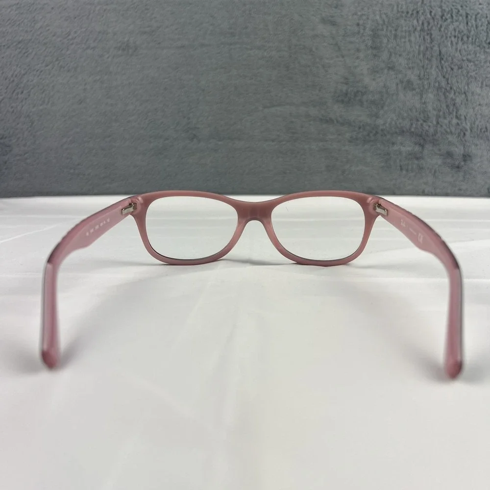 Ray Ban Kids Eyeglasses RB1544 3580 Pink Cat Eye Logo Arms 48-16-130 Frames #2